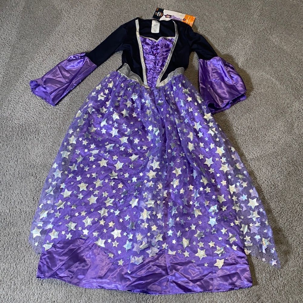 Kids Witch Halloween Costume *Dress Only* Size L (10-12) NWT
